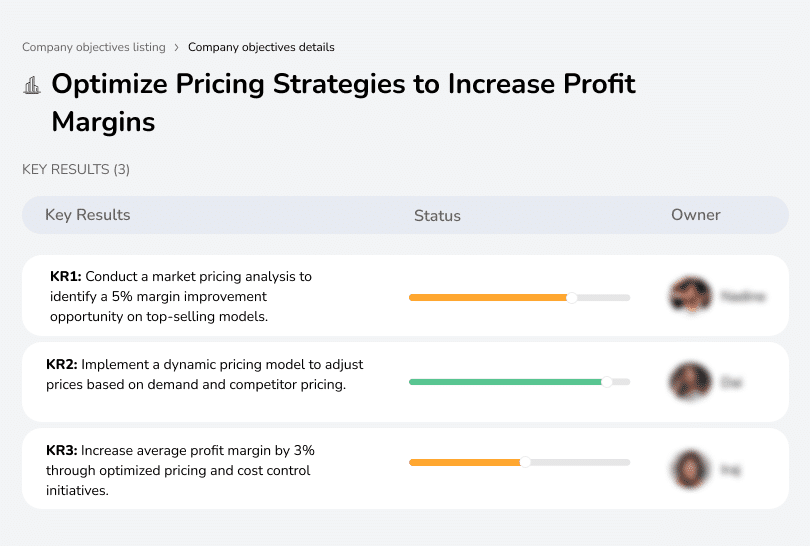 Boost profit margins by optimizing pricing strategies in competitive markets.