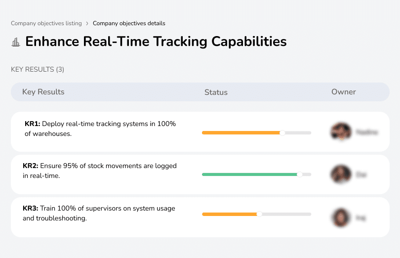 Improve stock tracking with real-time monitoring.