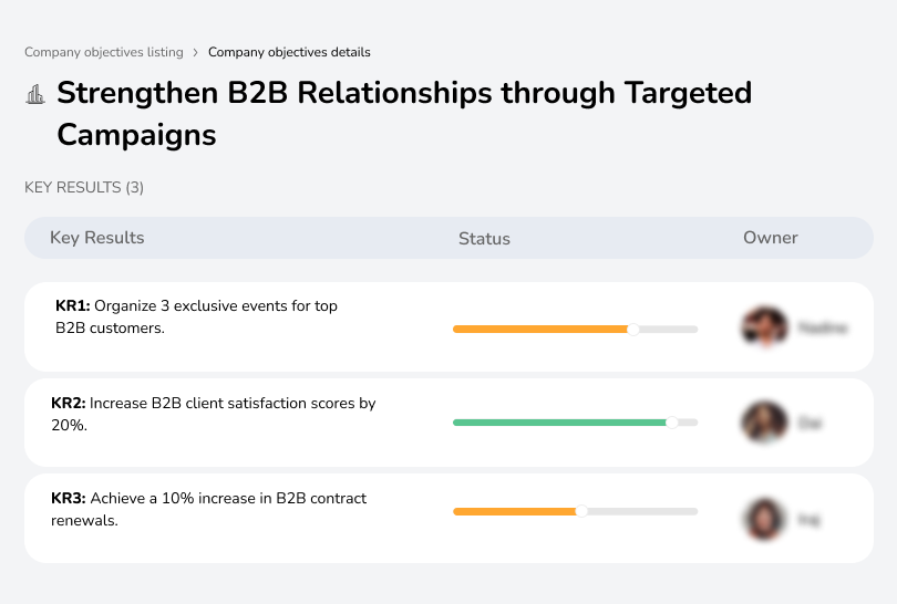Enhance B2B relationships with targeted campaigns to drive engagement, build trust, and increase long-term partnerships.