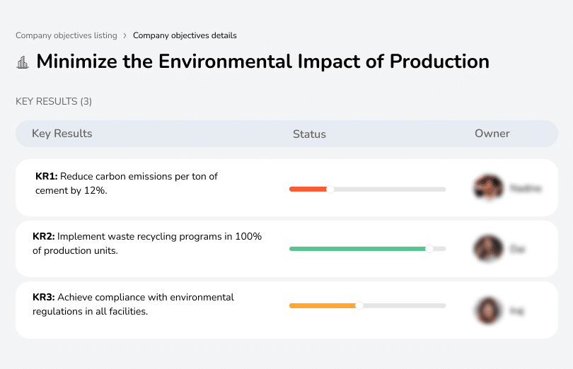 Reduce emissions and waste to make cement production greener.
