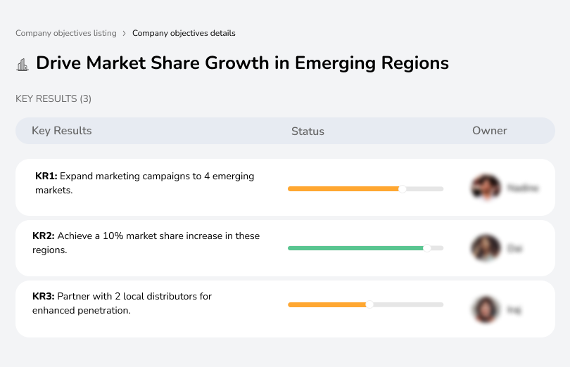 Expand market share in emerging regions by leveraging strategic growth initiatives and competitive positioning.