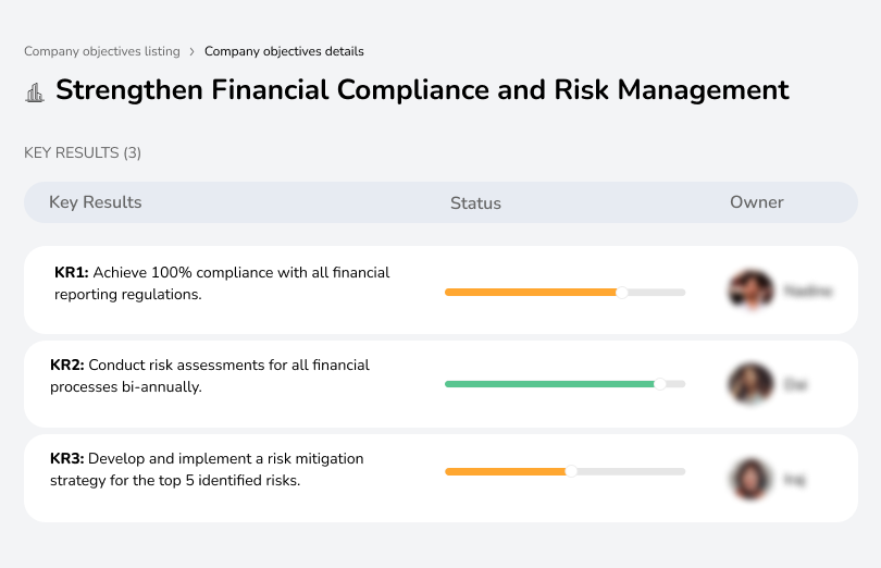 Enhance financial compliance and risk management to ensure stability and regulatory adherence.