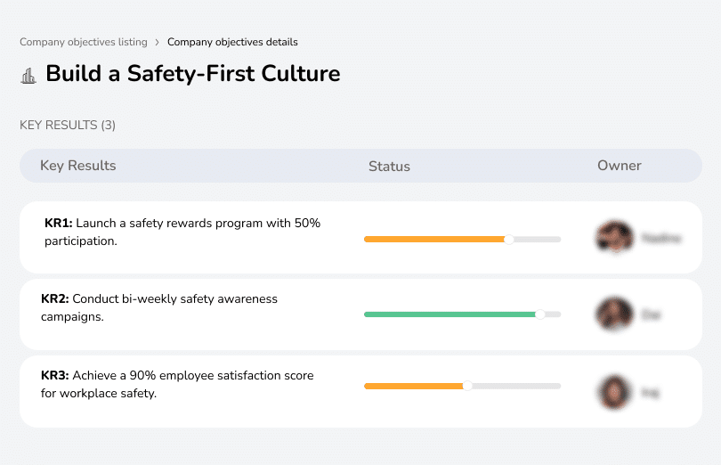 Foster a culture that prioritizes safety among all employees.
