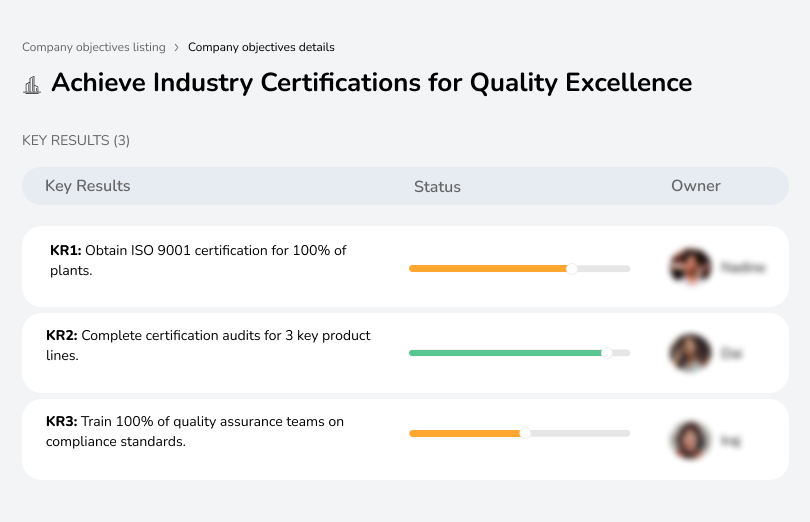 Obtain certifications to access premium markets and demonstrate compliance.