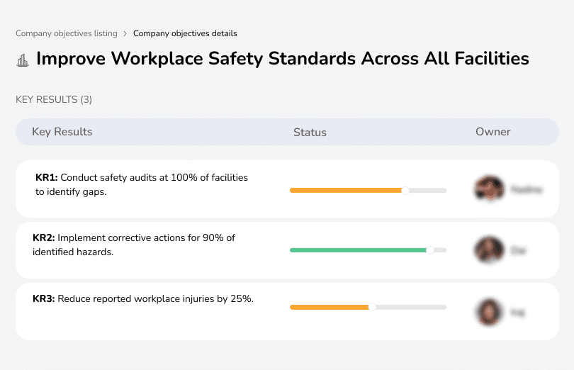 Enhance safety standards and reduce workplace injuries.
