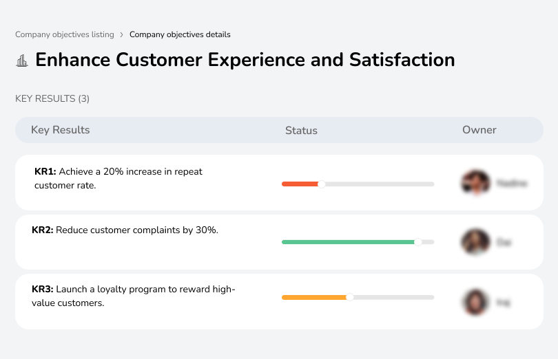 Improve customer experience and satisfaction through exceptional service and engagement.