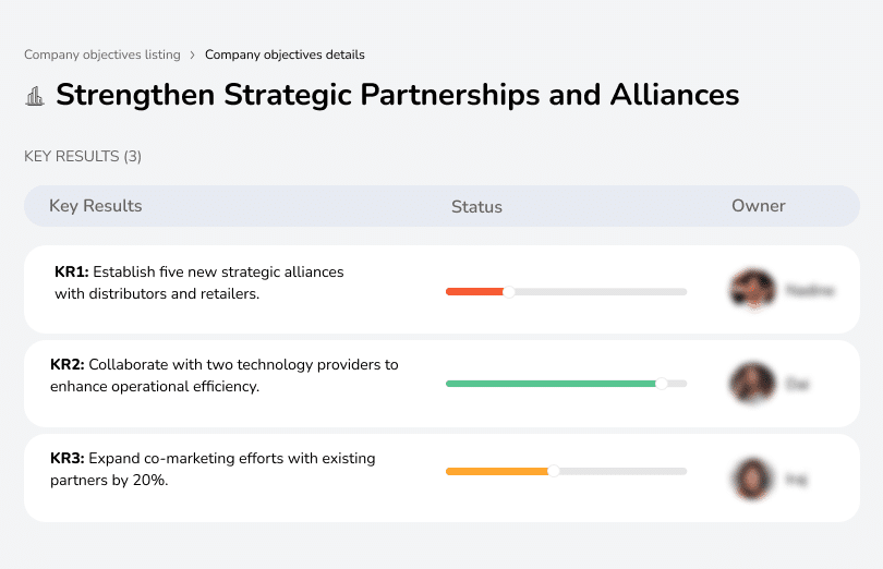 Enhance strategic partnerships and alliances to drive growth and collaboration.