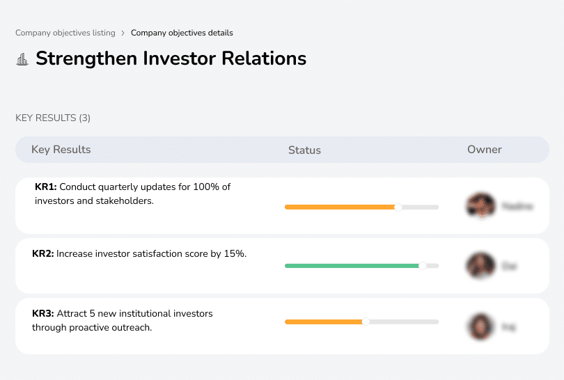 Enhance investor relations to build trust, transparency, and long-term stakeholder confidence.