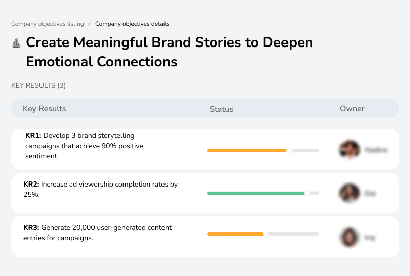Develop brand storytelling campaigns to enhance emotional connections.
