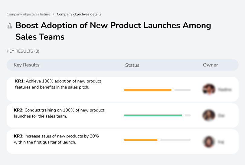Increase product adoption by training the sales team and enhancing their pitch.