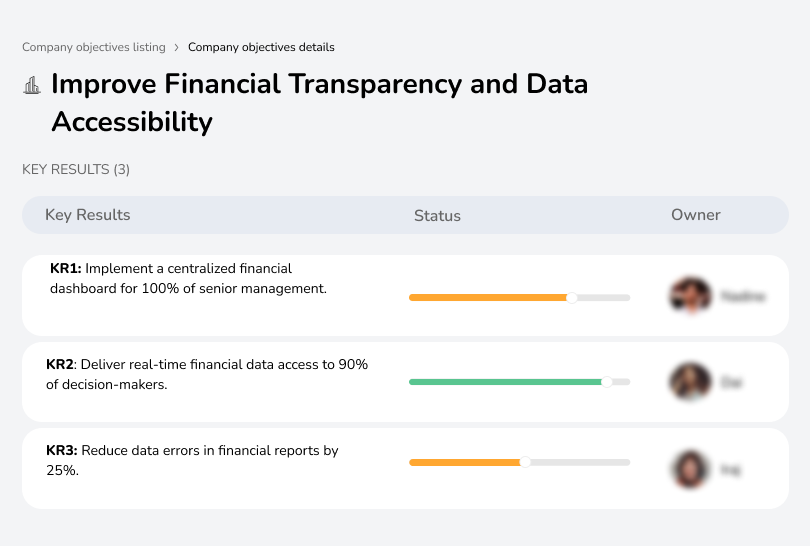 Enhance financial transparency and data accessibility for better decision-making and compliance.