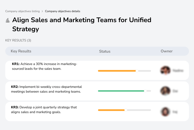 Increase marketing-sourced leads by 30% with alignment.
