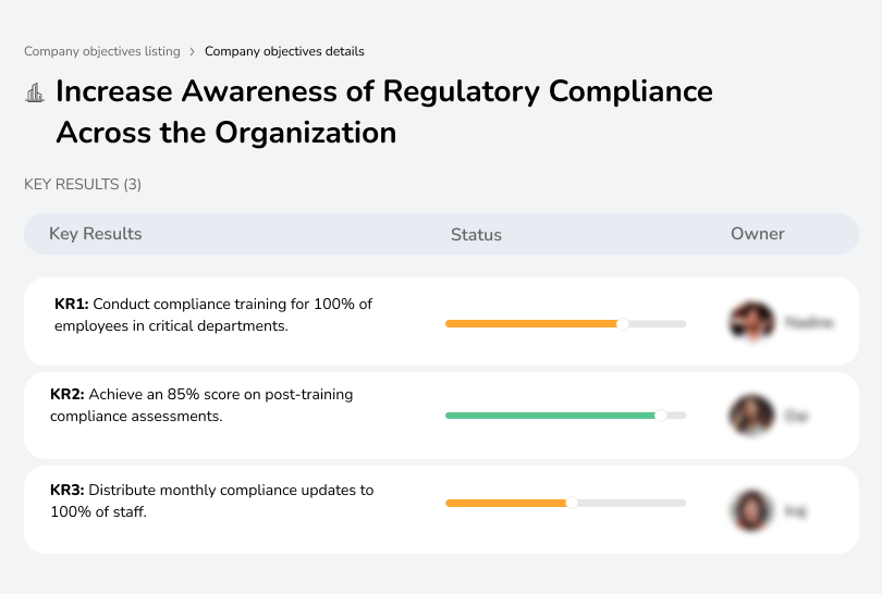 Increase Awareness of Regulatory Compliance Across the Organization