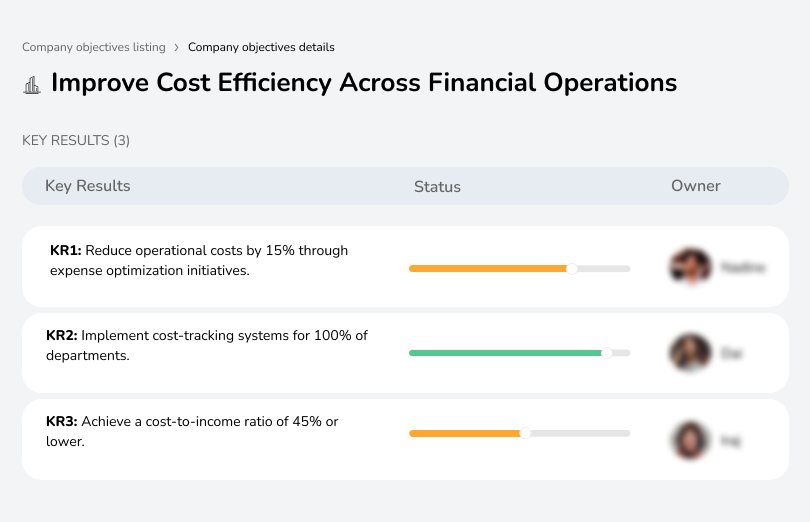 Enhance cost efficiency across financial operations to optimize resources and profitability.