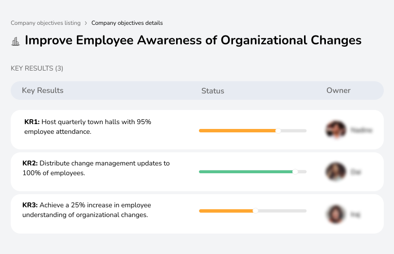 Improve Employee Awareness of Organizational Changes