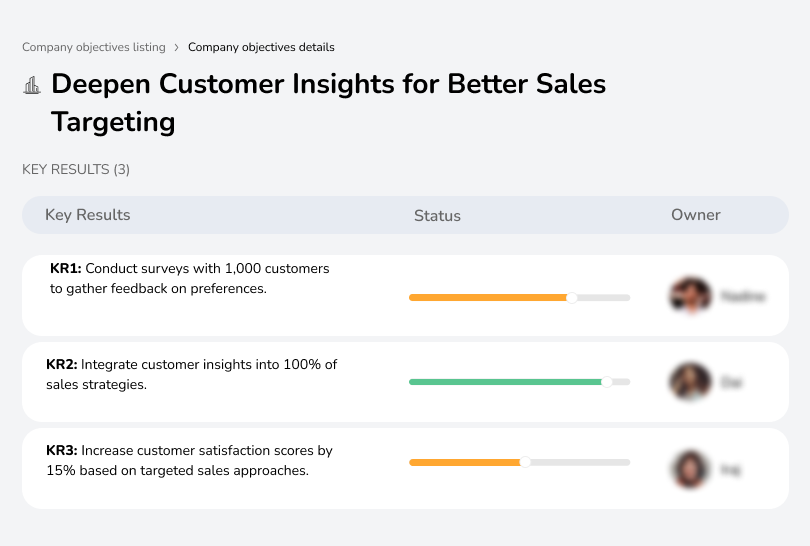 Gain deeper customer insights to enhance sales targeting and customer satisfaction.