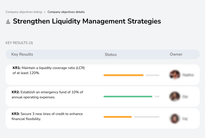 Enhance liquidity management strategies to ensure financial stability and flexibility.