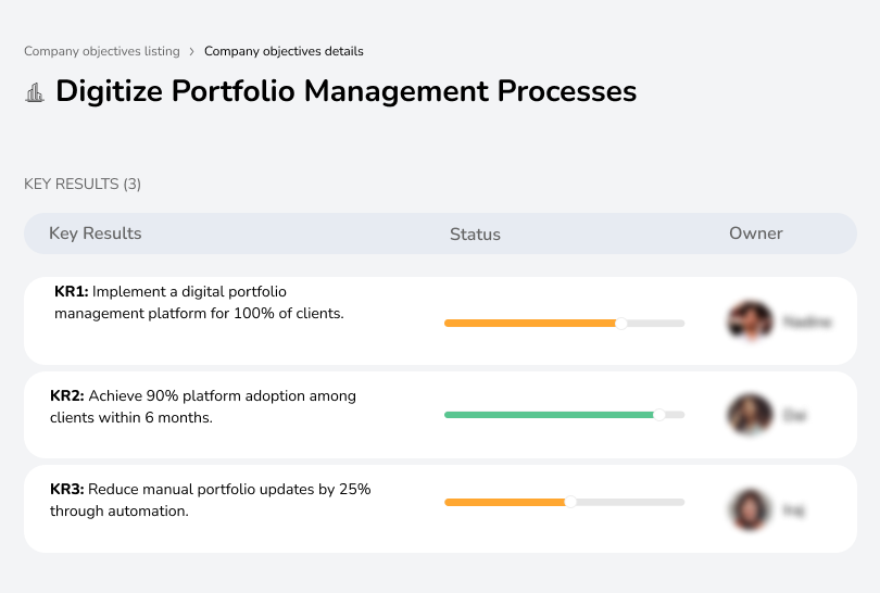 Digitize Portfolio Management Processes | JOP