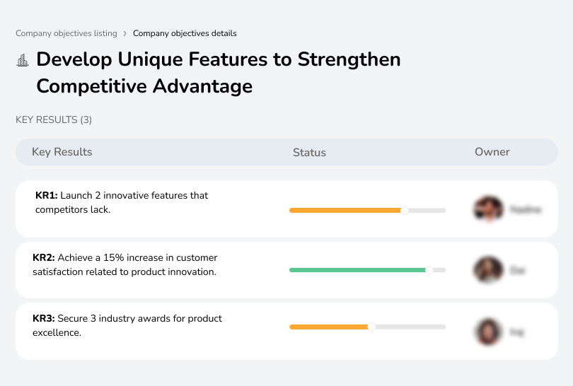 Develop Unique Features to Strengthen Competitive Advantage