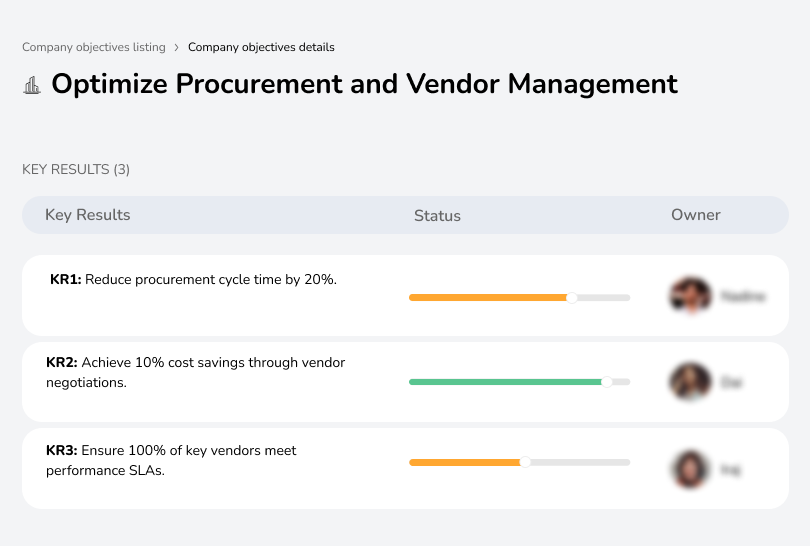 Optimize Procurement and Vendor Management