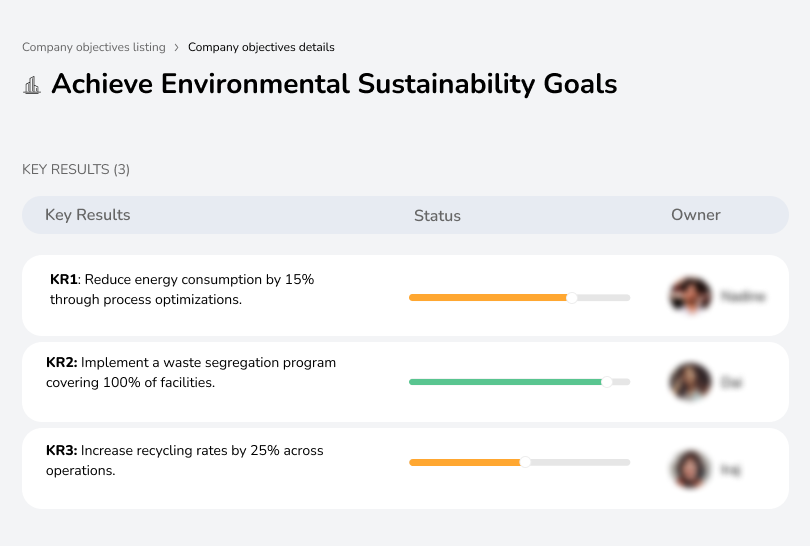 Reduce environmental impact through energy saving and recycling initiatives.
