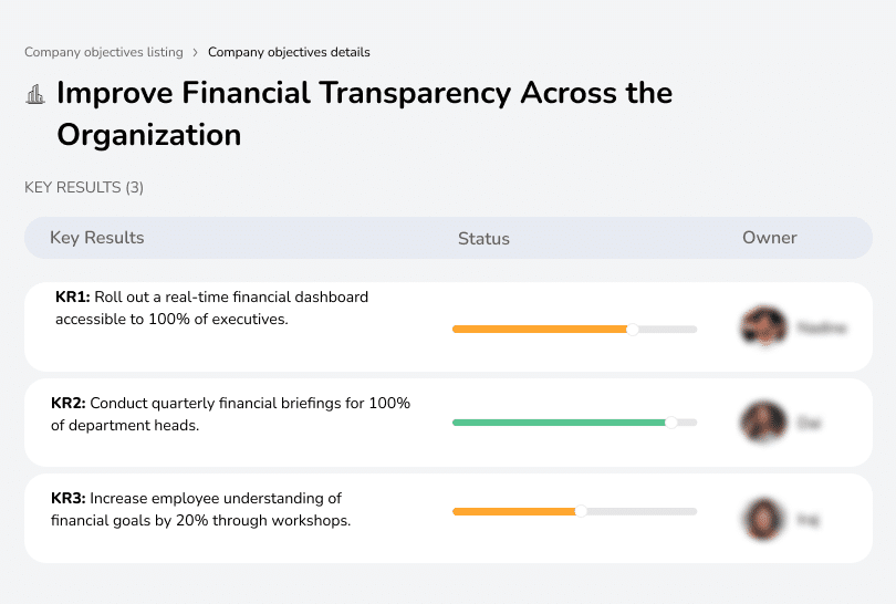 Enhance financial transparency across the organization to drive accountability and informed decision-making.
