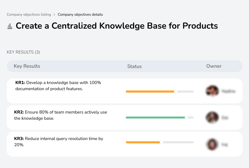 Create a Centralized Knowledge Base for Products
