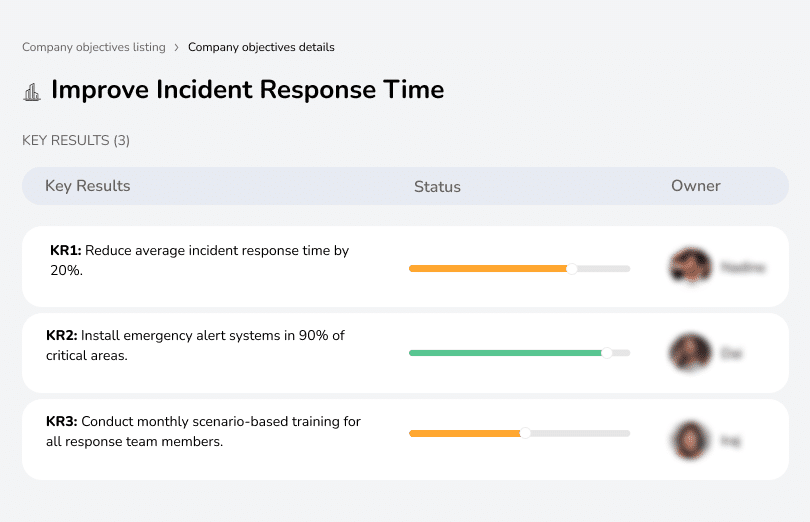 Enhance response speed, install alerts, and train regularly.