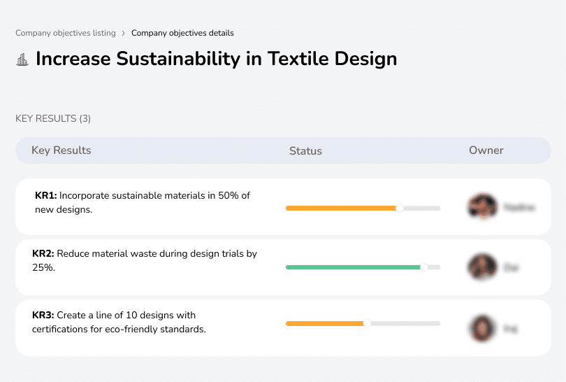 Integrate sustainable materials and practices into textile designs.