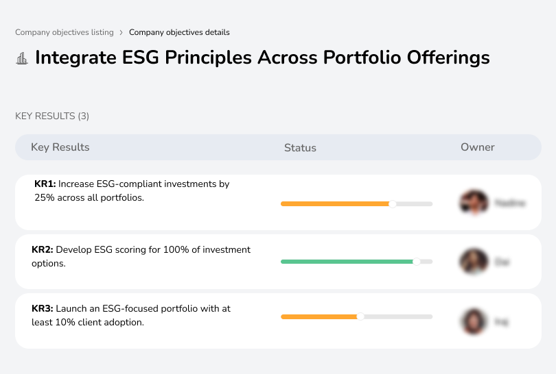 Integrate ESG Principles Across Portfolio Offerings 