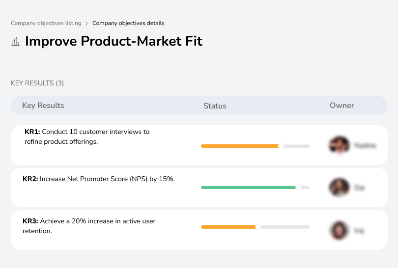 Improve Product-Market Fit