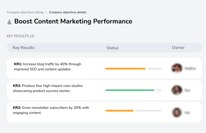 Enhance content marketing via SEO, case studies, and growing newsletter subscribers for higher engagement.