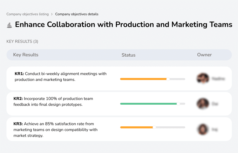 Strengthen collaboration between design, production, and marketing teams.