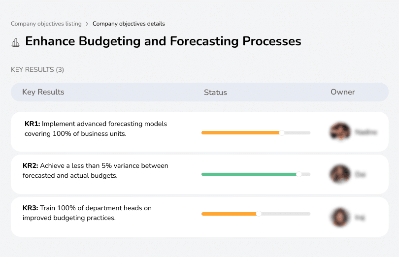 Improve budgeting and forecasting processes for greater accuracy and financial efficiency.