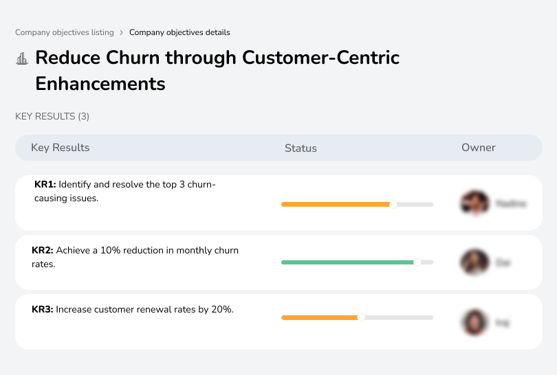 Reduce Churn through Customer-Centric Enhancements