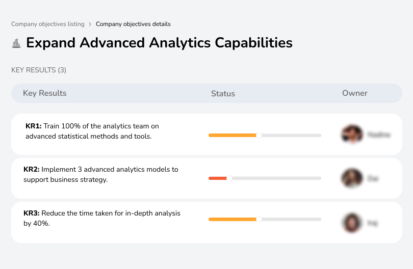 Expand Advanced Analytics Capabilities