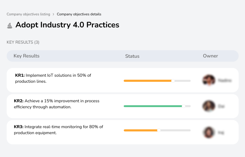 Implement IoT and automation to improve production efficiency and competitiveness.
