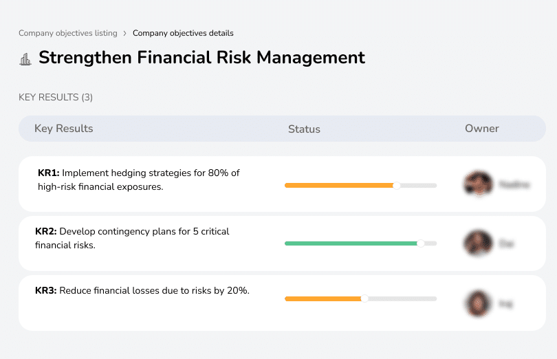 Enhance financial risk management to ensure stability and mitigate potential threats.