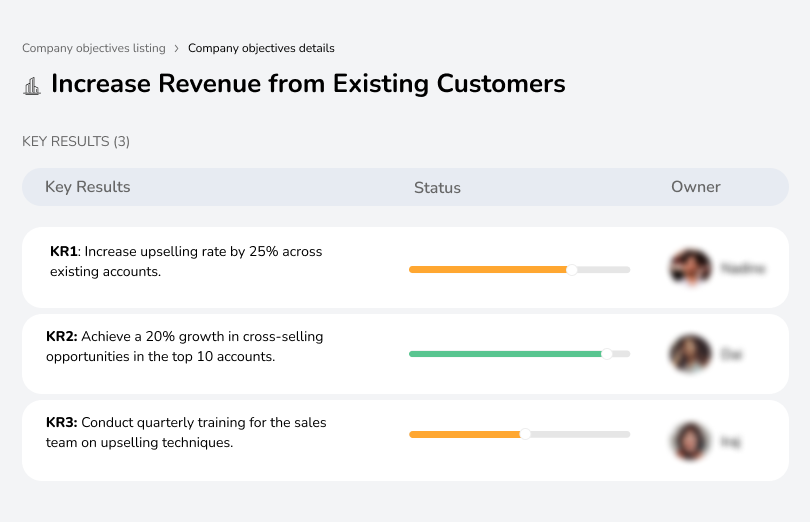 Boost revenue by upselling and cross-selling to existing accounts through team training.