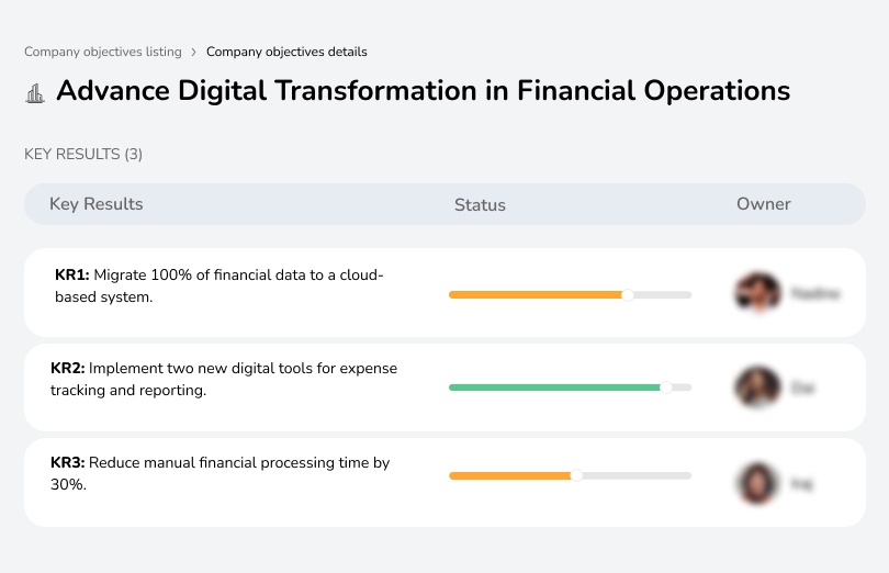 Advance digital transformation in financial operations to enhance efficiency, accuracy, and data-driven decision-making.