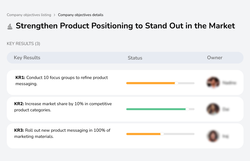 Improve product positioning to gain a competitive edge in the market.