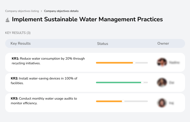 Reduce water consumption and improve sustainability with water-saving efforts.