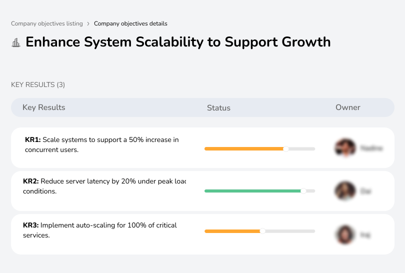 Enhance System Scalability to Support Growth