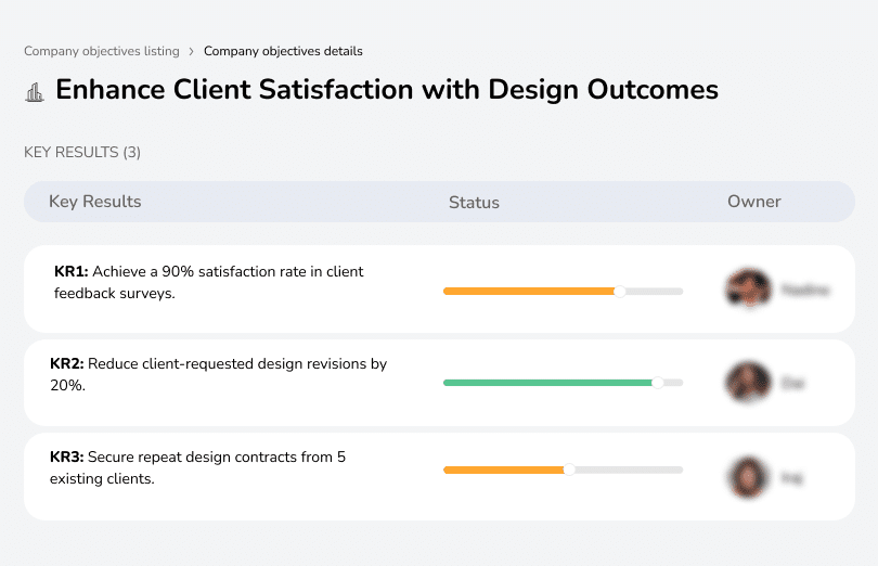 Improve client satisfaction and reduce revisions in design projects.