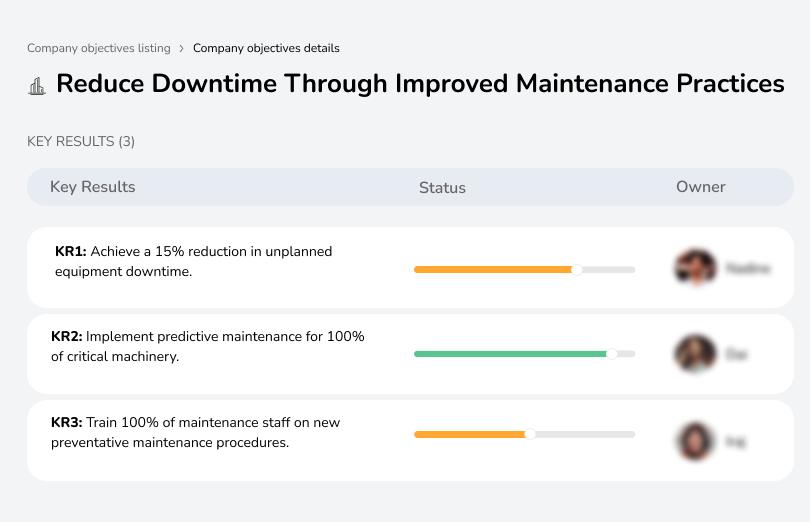 Enhance equipment maintenance to minimize downtime.