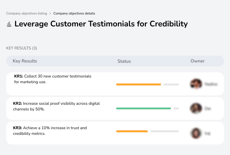 Leverage Customer Testimonials for Credibility