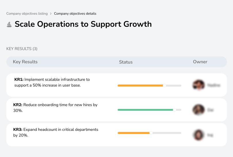 Scale Operations to Support Growth
