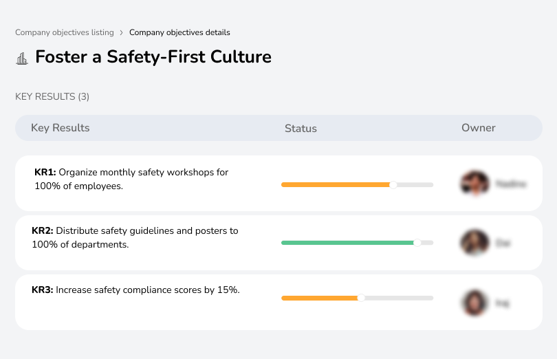 Promote safety awareness and increase compliance.