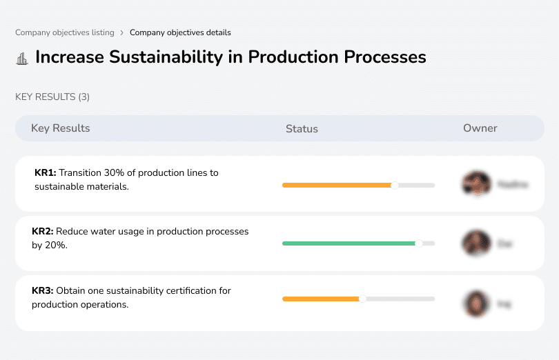 Use sustainable materials and reduce water usage in production.