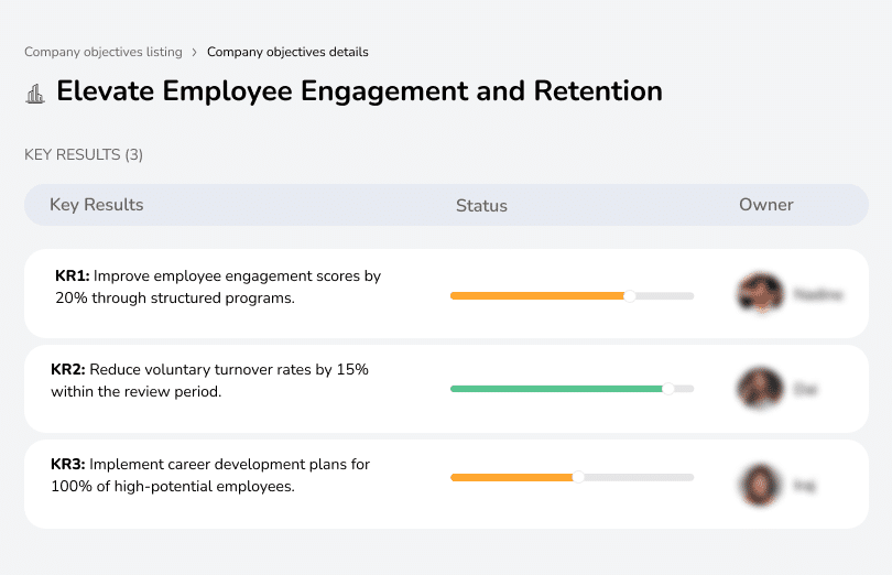Boost employee engagement and retention to foster a motivated and committed workforce.